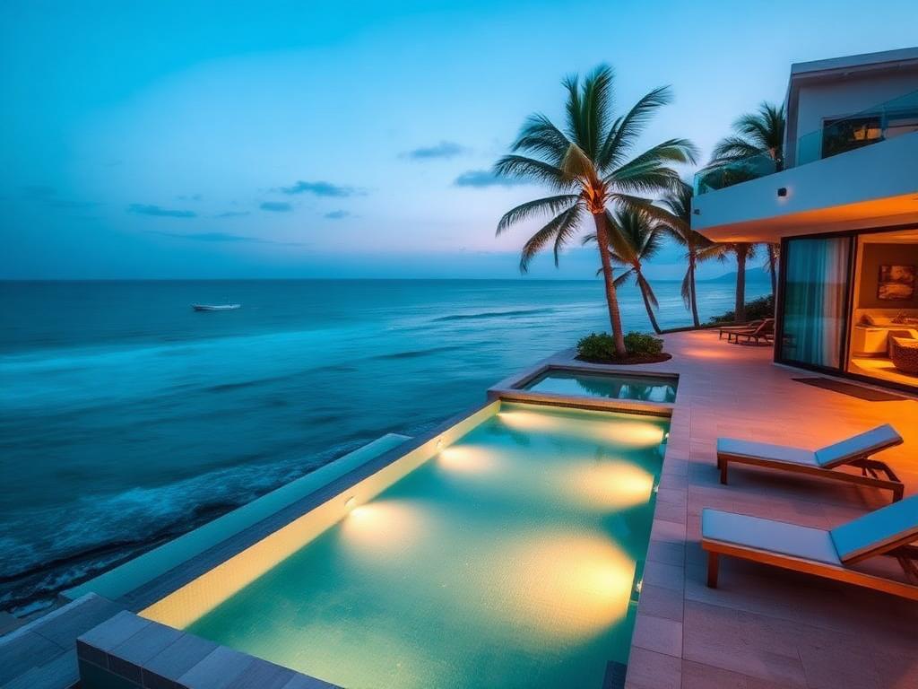 Casa de praia moderna